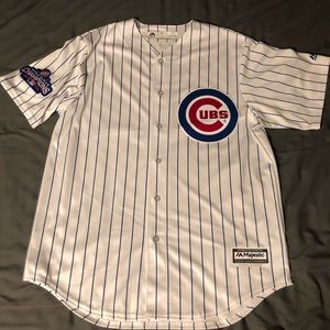 CHI Cubs Majestic Baez ‘16 World Series Jersey